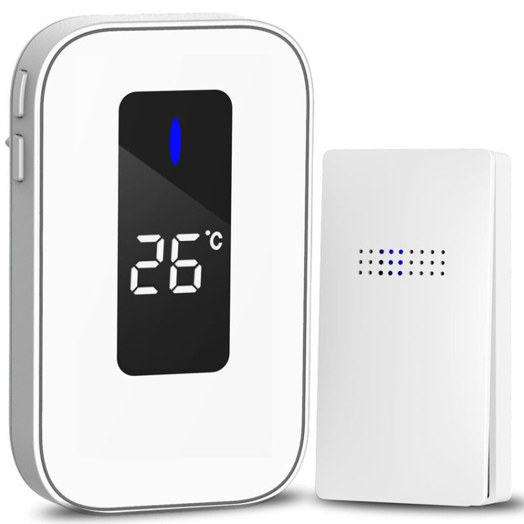 C303B One to One Home Wireless Doorbell Temperature Digital Display Remote Control Elderly Pager, US Plug, EU Plug, UK Plug C303B One to One Home Wireless Doorbell Temperature Digital Display Remote Control Elderly Pager, US Plug, EU Plug, UK Plug